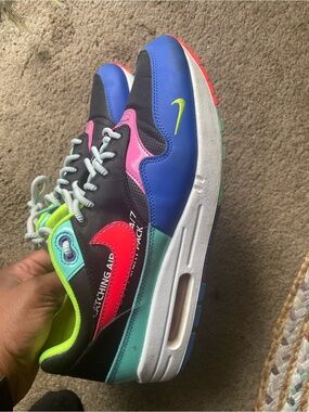Nike Air Max Low Black Blue Pink Neon Green Red Accent